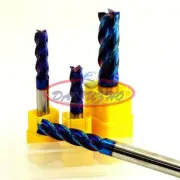 1PCS 4-Flute HRC65 Longer Milling Cutter Tungsten Alloy Square End Mill CNC