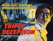 Triple Deception poster British Michael Craig 1956 Old Film Movie Photo