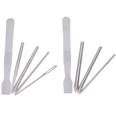 1Set DIY Portable Paracord Stitching Needles Lacing Smoothing Tool For BraY!eo