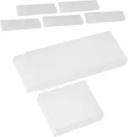 UTHCLO 6pcs Clear Tongue Scraper Organizer Box Travel Tongue Scraper Case for Easy Storage and Protection Durable Lightweight Plastic Holder for Hygiene and Convenience