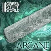 Rolling Pin Arcane Texture - dwarven dwarf miniature bases