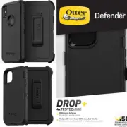 iPhone 6/7/8/S/Plus X/11/12/13 Pro Max Otterbox Case Defender Black