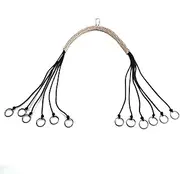 Waterfowl Duck Strap - Outdoor Duck Carrier Lanyard with 12 Durable Rings | Convenient Waterfowl Carrier for Birds, Turkeys, Mallard Ducks, Squirrels, and Geese