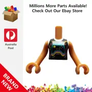 Genuine LEGO™ Nougat Torso Mini Doll Girl Black 409 6429738 New