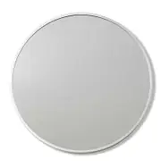 E Style Janelle 90cm Metal/Glass Wall Mirror Hanging Home Room Decor Silver