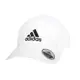 ADIDAS 運動帽-純棉 遮陽 防曬 鴨舌帽 帽子 愛迪達 基本款 棒球帽 白黑 (10折)