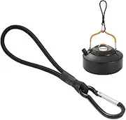 Elastic Rope with Carabiner,Outdoor Carabiner Bungee Cords with Hooks - Outdoor Tent Fastening Gear for Luggage Cargo Tarps RV Hiking Hand Cart