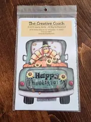 The Creative Coach by Laurie Speitz THANKSGIVING TURKEY TRUCK Pattern ONLY