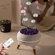 Jellyfish Diffuser, Essential Oil Aromatherapy Diffuser with 7 Colors LED Lights for Bedroom Office Portable Creative Jellyfish Design Air Humidifier, Unique Volcano Humidifiers
