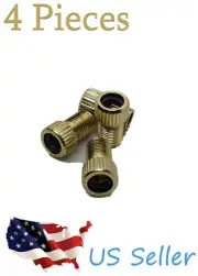4pcs Presta to Schrader Valve Adapter Converter Bicycle Bike Tire Tube-US SHIP