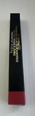 MAC #890 Wild Sumac Powder Kiss Velvet Blur Slim Lipstick .07 oz New In Box