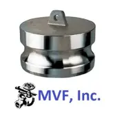 1/2" Type DP; Dust Plug Adapter 304 Stainless Hose Fitting Camlock DP050SS304