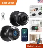 Fingerprint Door Lock Aluminum Smart Biometric Lock for Home Office Apartment