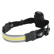 Boruit Cob LED Strip Headlight 220 ° Wide beam Spotlight waterproof Car repair Work light Head lamp Camping Lantern