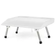 Costway Portable Fillet Table Folding Camping Table Filleting Station Outdoor Kitchen w/Knife Grooves & Drainage Hose