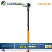 Genuine Fiskars® 3.6kg Maul Blocksplitter IsoCore Axe Timber Log Split Finland