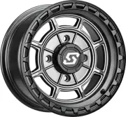Sedona Rift Wheels 15X7 4/137 5+2 (+10MM) Carbon Grey A22CG-57037+10S
