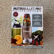 NEW NutriBullet Pro Deluxe Edition 900 Watt Series Countertop Blender NB9-1301
