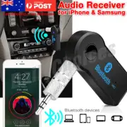 WIRELESS BLUETOOTH TO AUX 3.5MM AUDIO STEREO CAR MUSIC RECEIVER