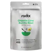 Radix Nutrition Original v9.0 400kcal Meal - Chipotle Lime Burrito Bowl - 89g