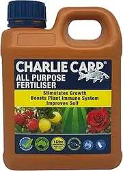 Charlie Carp All Purpose Fertiliser 1L - Outdoor and Indoor Plant Food for Veggies, Orchids, Roses and Citrus Trees - Flower Food and House Plant Fertiliser - Makes 300L