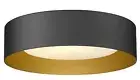 AUTELO Flush Mount Ceiling Light, 14" Frosted Glass Shade Close to Ceiling Light