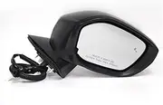 Door Mirror For Civic 2022 2023 Blind Spot Heated Mirrors Lens Cover Cap Power Glass 7pins Side Mirror Assembly Door Mirror Assembly(Black R)