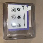 Springtime Stems by STAMPIN UP (7 piece Set, 2006) 2-Step Stamping