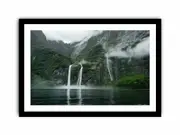 Waterfall Painting Canvas Print