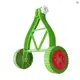 鋰電割草機省力輔助輪子 可安裝直徑25~28mm 綠色
