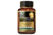 GO Healthy Go Vitamin D3 1000IU Plus Vitamin C & Zinc 60 Vege Capsules