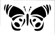 Butterfly - High Quality Stencil 10 mil - Reusable Patterns