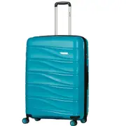 Delphin Wave Hardside Large 76 cm Spinner Suitcase Turchese Blue