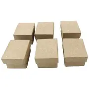 Little Learner Papier Mache Mini Rectangle Box 6 Pack