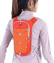 Running Vest, Reflective Safety Gear, Breathable Lightweight Design, Adjustable Chest and Waist Straps for Night Jogging Cycling, 38x19x7cm Gray, Blue, Orange, Black