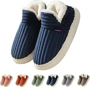 [Generic] Cloud Slippers, Winter Cozy Slippers Casual Home Shoes Non-Slip Warm Slippers For Women Men