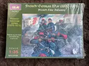 ICM Models 35061, 1:35 French Line Infantry, French-German War 1870-1871, Sealed
