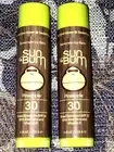 SUN BUM Set of 2 PINEAPPLE LIP BALM Sun Protection SPF 30 Full Sz CHAPSTICK New
