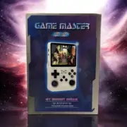 Game Master R36S Retro Game Console Linux System White Handheld 3.5" IPS Screen