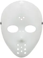 Classic White Jason Style Hockey Mask