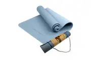 Eco-Friendly TPE Pilates Exercise Yoga Mat (Sky Blue) - 6mm
