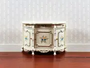 JBM Dollhouse Sideboard Buffet Table Hand Painted 1:12 Scale Miniature Furniture