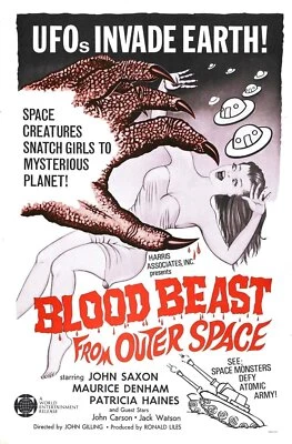 Blood Beast From Outer Space 01 Movie Wall Art Poster Print Pick A Size Lot Up
