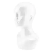 Foam Male Display Mannequin Head Dummy Wigs Hat Scarf Stand Model Q4S68561