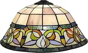 14 Inch Tiffany Lamp Shade Replacement Only Baroque Style Handmade Stained Glass Lampshades Vintage Victoria Decorative Light Cover for Table Lamp Pendant Light KeYJ
