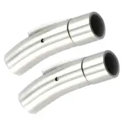 Magnetic Screw Clasps Cord End Connectors Rope Bracelet Buckle