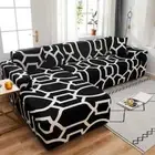 Elastic Sofa Cover for Living Room Geometric Chaise Longue Slipcover Universal