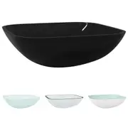 Basin Glass Bathroom Washroom Hand Wash Bowl Vanity Sink Multi Colours vidaXL