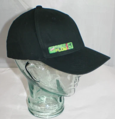 FlexFit by Yupoong Men's Black Free Flow Tour Skateboard Hat Cap Size L | XL NWT