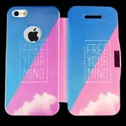 GP Colored Drawing Magnetic Flip Protective Sleeve For iPhone 6 6S 4.7 Inch 229 DARK BLUE